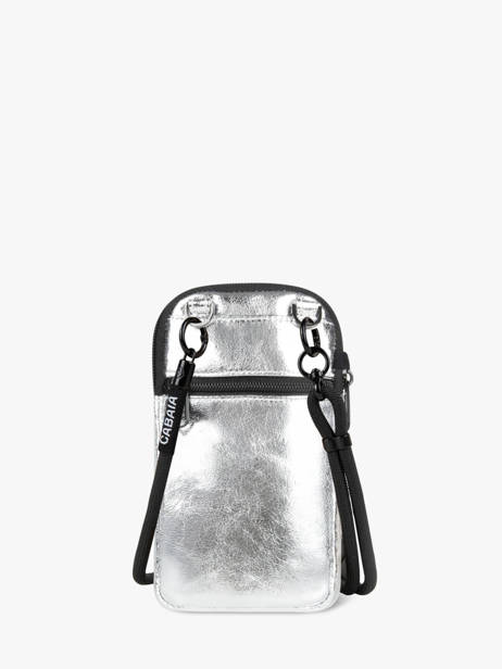 Sac Bandoulière Phone Bag Lucky Star Cabaia Argent lucky star STA vue secondaire 3