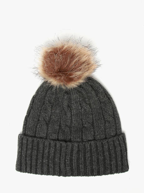 Bonnet Lauren ralph lauren Gris textile 54P04455 vue secondaire 2