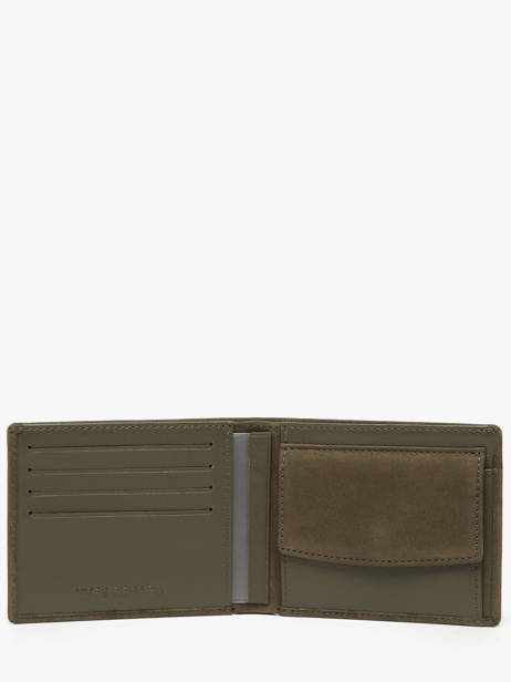 Wallet Nubuck Leather Yves renard Green nubuck 2608 other view 1