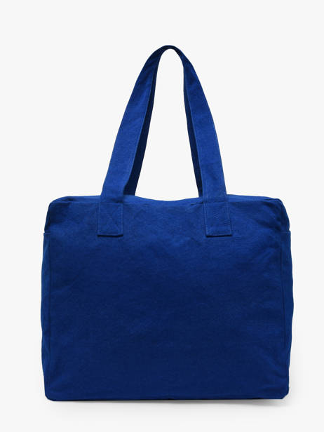 Le Sac Porté épaule A4 Célestins Coton Recyclé Rivedroite Bleu timeless CELESTIM vue secondaire 4