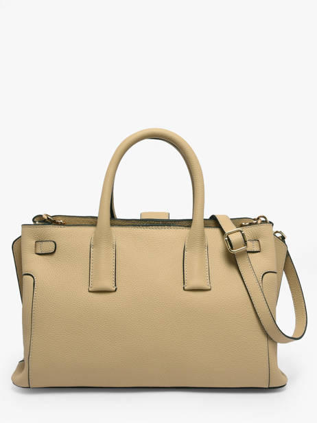 Satchel M Equestre Leather Etrier Beige equestre EEQT142M other view 4