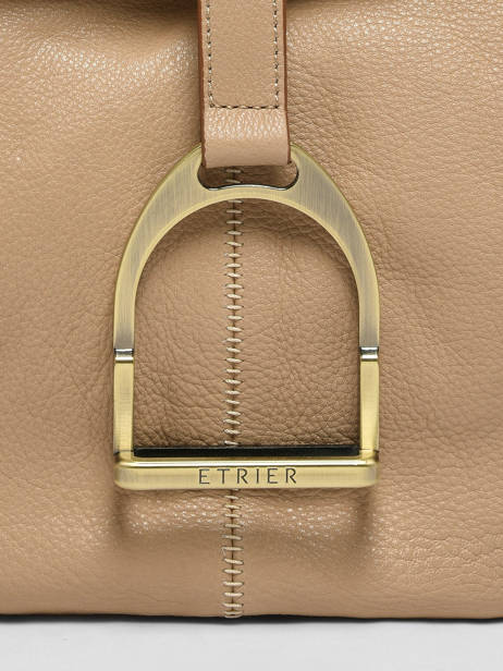 Shoulder Bag M Etalon Leather Etrier Beige etalon EETA197M other view 5