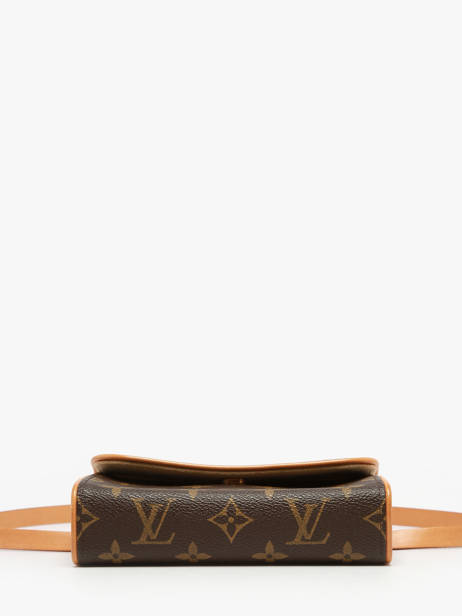 Sac Banane D'occasion Louis Vuitton Florentine Monogrammé Brand connection Marron louis vuitton AAX5645 vue secondaire 6