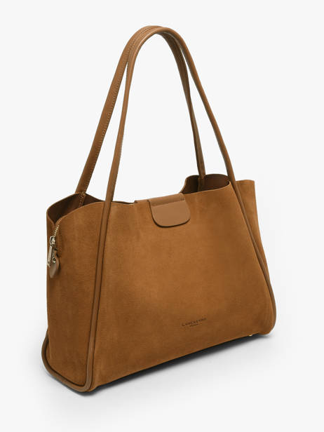 Shoulder Bag Suede Ida Leather Lancaster Brown suede ida 102 other view 2
