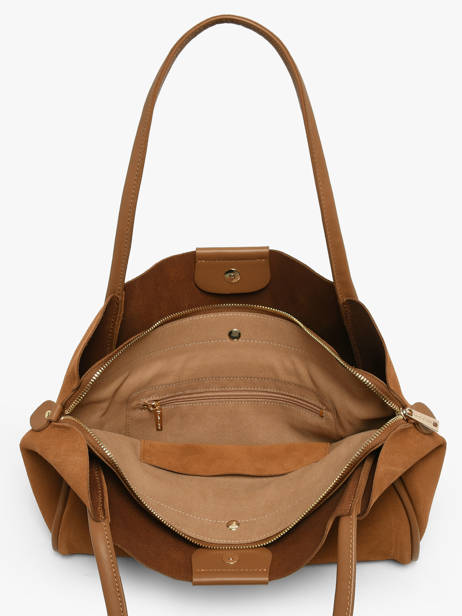 Shoulder Bag Suede Ida Leather Lancaster Brown suede ida 102 other view 3