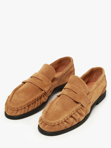 Mocassins En Cuir Pavement Marron women 2 vue secondaire 1