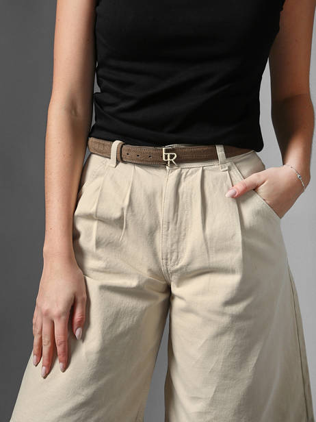 Belt Equestre Croco Etrier Brown equestre croco EECQ414C other view 1