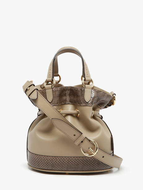 Small Leather Premier Flirt Ayers Bucket Bag Lancel Brown premier flirt A14014 other view 5