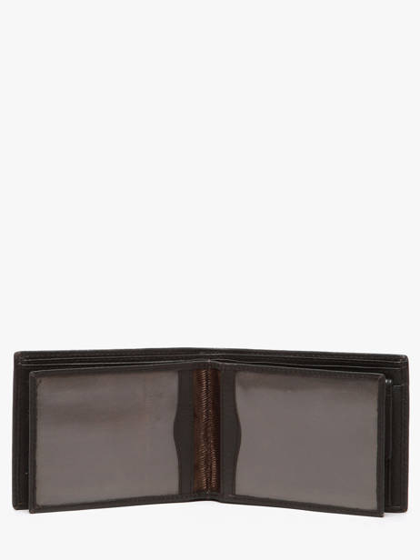 Wallet Caviar Leather Crinkles Brown caviar 14086 other view 2