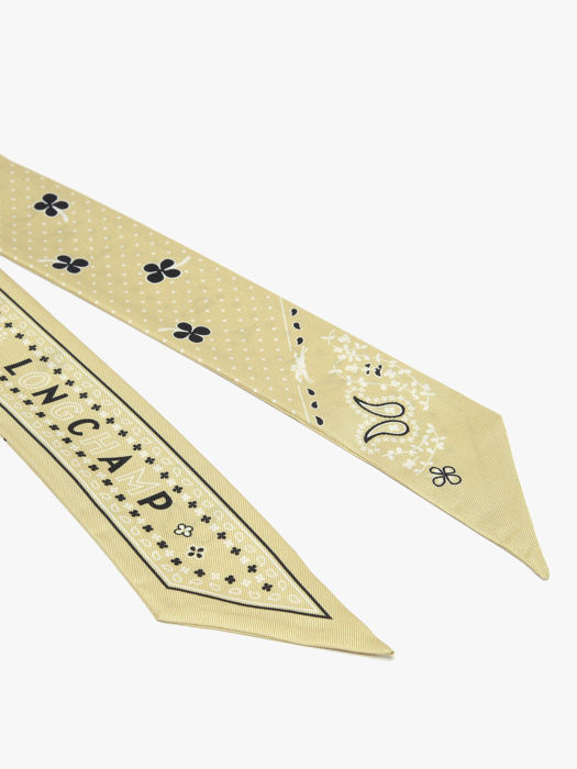 Longchamp Soie gots Scarf Green