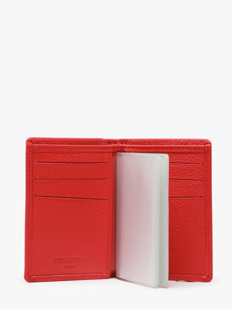 Card Holder Confort Leather Hexagona Red confort 461007 other view 1
