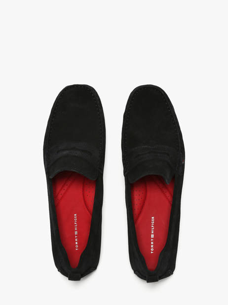 Mocassins En Cuir Tommy hilfiger Bleu men 5789DW5 vue secondaire 4