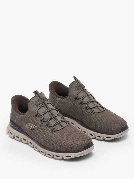 Sneakers Glide-step Noxus Skechers Marron men 233010 vue secondaire 1