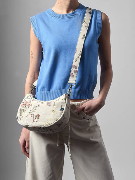 Shoulder Bag Alocasia Cotton Woomen Beige alocasia WALO18 other view 1