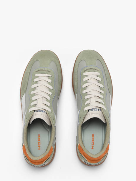 Sneakers In Leather Hoff Green men 12519009 other view 4