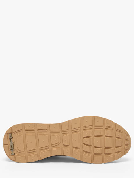 Sneakers In Leather Hoff Green men 12602006 other view 5