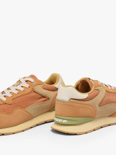 Sneakers In Leather Hoff Orange men 12602009 other view 3