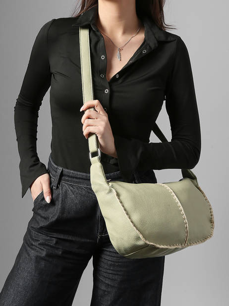 Shoulder Bag Brodery Miniprix Green brodery 19673 other view 1