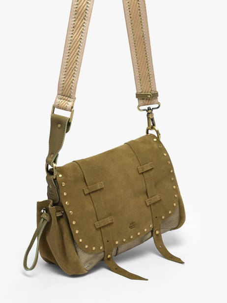 Shoulder Bag Vintage Leather Mila louise Beige vintage 3861XVC other view 2