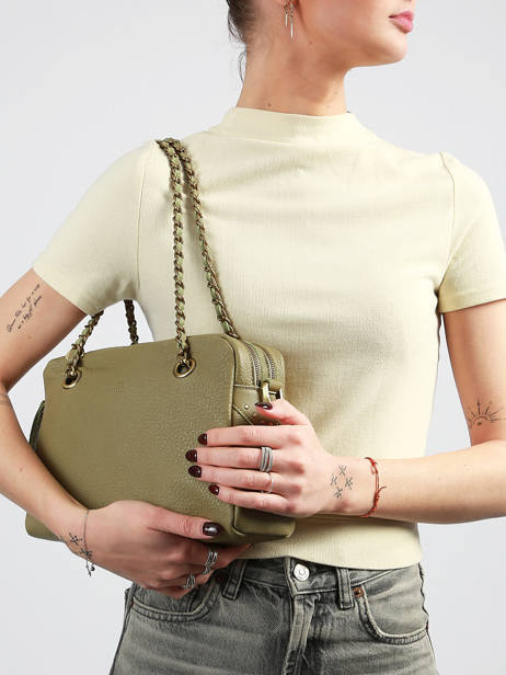 Shoulder Bag Vintage Leather Mila louise Beige vintage 3889C1 other view 1