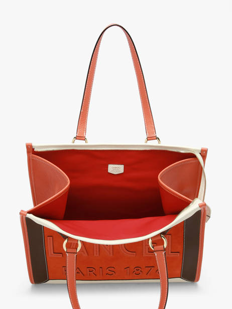 Shoulder Bag Cabas D'ete Leather Lancel Orange cabas d'ete A13369 other view 4