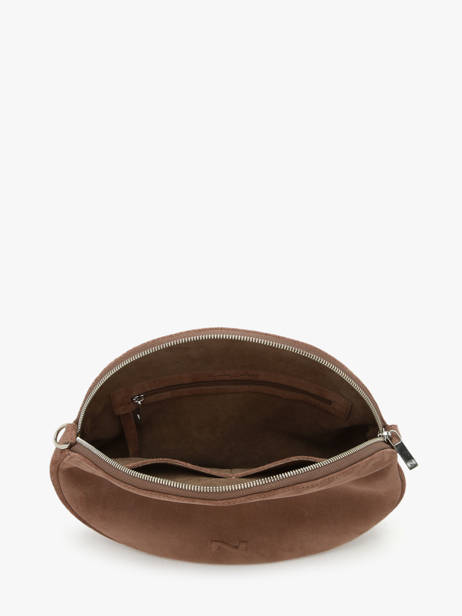 Suede Leather Anna Shoulder Bag Nathan baume Brown nathan 9S other view 4