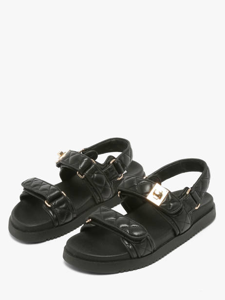 Sandals In Leather Steve madden Black women 11003792 other view 1