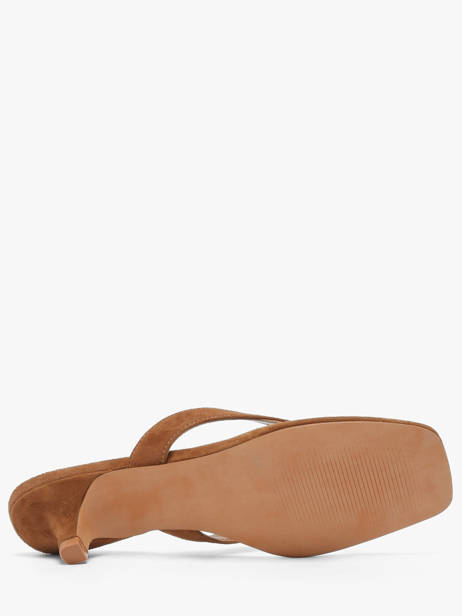 Heeled Flip Flops Steve madden Brown women 11004731 other view 4