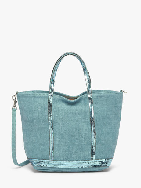 Small Cabas Linnen And Sequins Vanessa bruno Blue cabas lin 31V40435