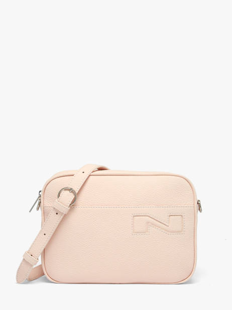 Sac Bandoulière N City Louvain Cuir Nathan baume Rose n city 7