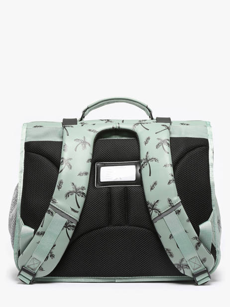 2-compartment Satchel Cameleon Green vintage north PBVWCA38 other view 4