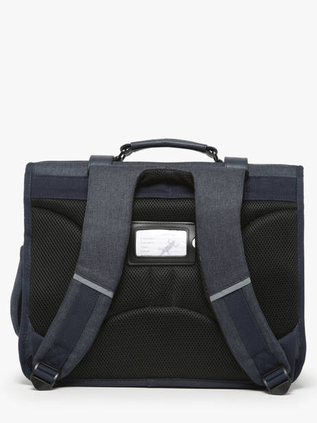 Satchel 2 Compartments Cameleon Blue vintage urban PBVBCA35 other view 4