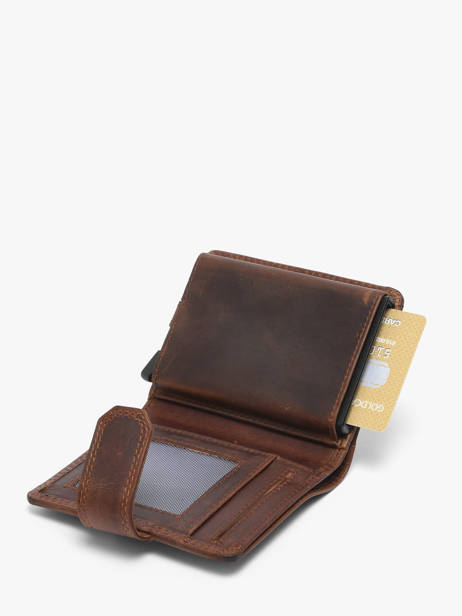 Card Holder Leather Maverick Brown the original MAVTO062 other view 1