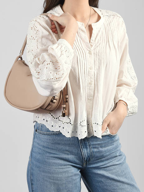 Shoulder Bag Isola Polyurethane Guess Beige isola BG991801 other view 1