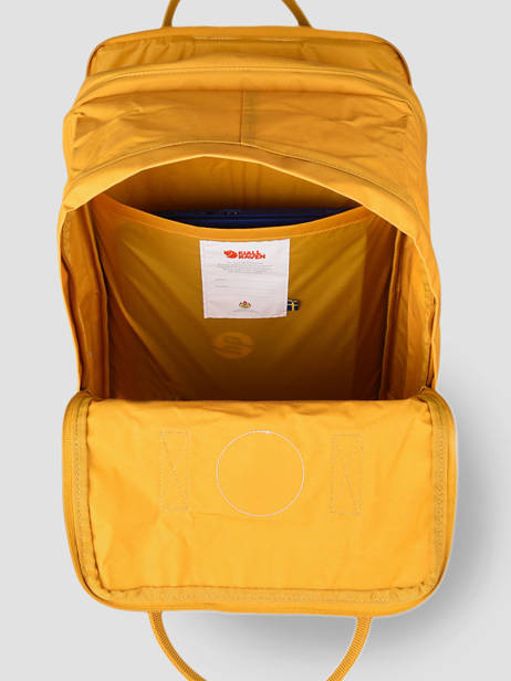Sac à Dos 1 Compartiment + Pc 17'' Fjallraven Jaune kanken 27173 vue secondaire 4