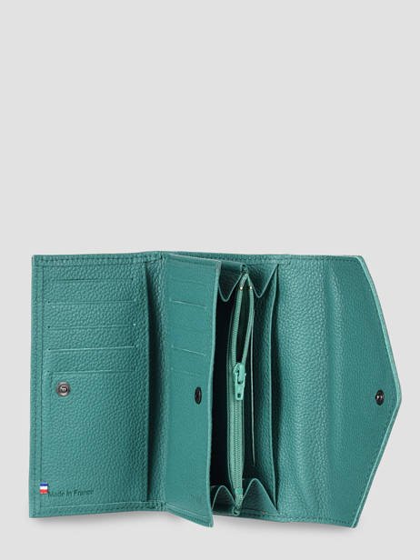 Portefeuille Madras Cuir Etrier Bleu madras EMAD469 vue secondaire 1