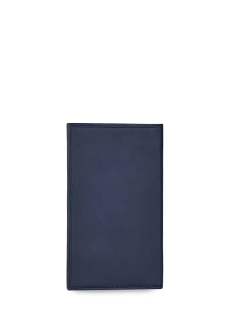 Porte-chéquier Cuir Katana Bleu marina 753008 vue secondaire 2