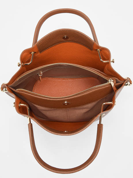 Sac à Main Foulonne Double Cuir Lancaster Marron foulonne double 18 vue secondaire 3