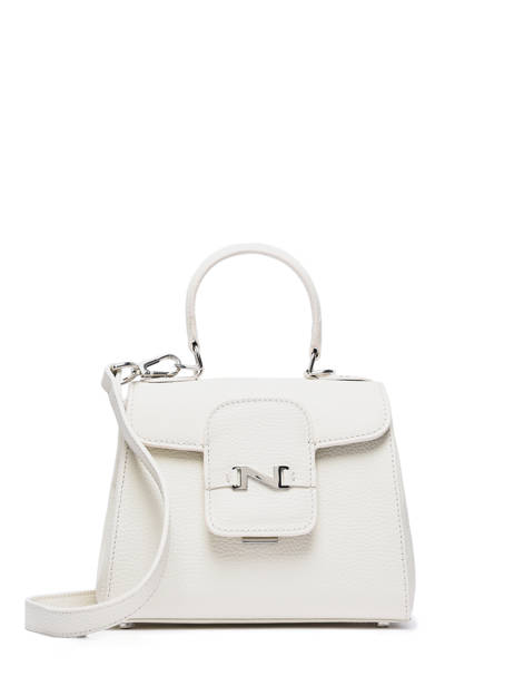 Sac Bandoulière Mini Duras Cuir Nathan baume Beige ines 4