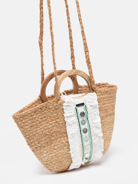 Sac Bandoulière Hossa Paille Hossa Paille Les tropeziennes Beige hossa TZ02 vue secondaire 2