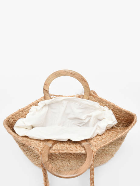 Sac Bandoulière Hossa Paille Hossa Paille Les tropeziennes Beige hossa TZ02 vue secondaire 3
