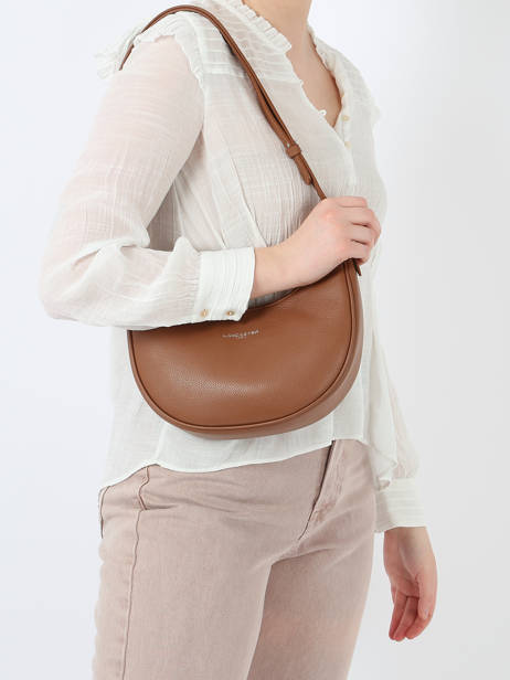Sac Bandoulière Firenze Cuir Lancaster Beige firenze 7 vue secondaire 1