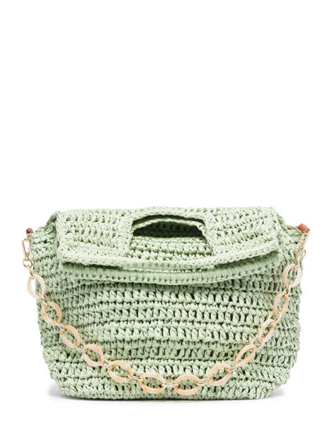 Sac Porté Main Barcelone Paille Gerard pasquier Vert barcelone P231609